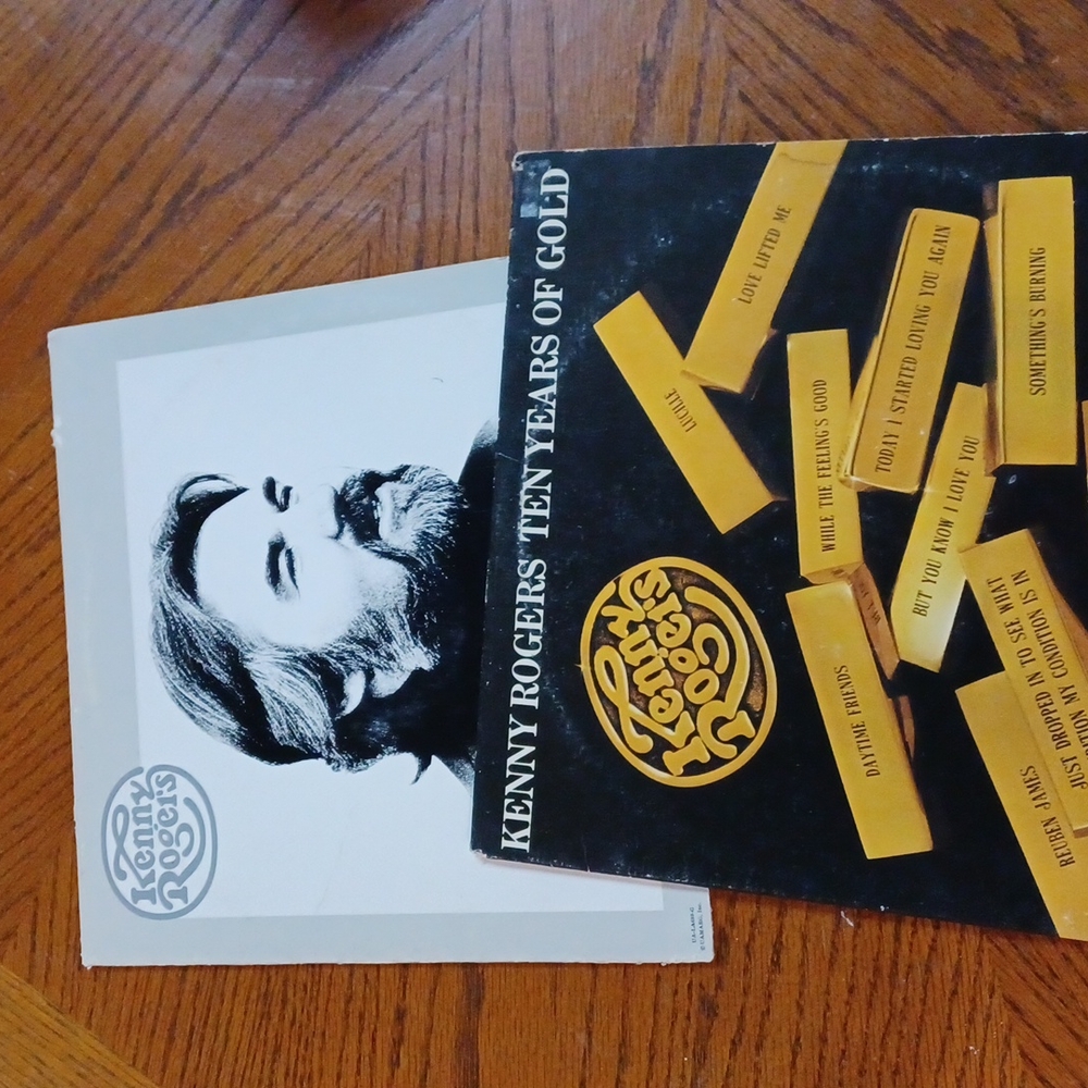 2 Kenny Rogers Vinyl